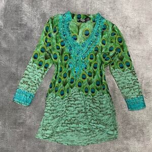 Sol boho patterned mini dress